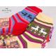 Classic christmas deer patterned design cotton dress socks for women