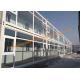 Foldable Flat Pack Prefab Container House With Glass Facade Decoration For Office Use