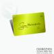 Plated gold metal stainless steel business personalized name cards