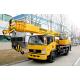 Used Truck Crane For Sale Dongfeng 16 Ton With Five-Section Straight Arm Chinese  Mobile Crane