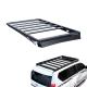Black High- Aluminum Alloy Car Roof Racks for Toyota LC150 Roof Basket for Off-Road