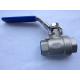 4'' 1000WOG 2PC Stainless Steel Ball Valves , Female Threaded End Hand Operated Ball Valve