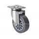 Edl Mini 2.5 35kg Plate Swivel PU Caster 26125-73 Zinc Plated Caster for Application