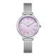 Alloy MOP Dial Steel Mesh Band Watch Women With Japan Quartz Movement