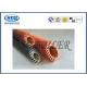 Industrial Boiler Economizer Heat Exchanger Tubes , Spiral Fin Tube For Heat Transfe