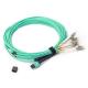 12/24C MPO-LC Cable Fiber Optic Assembly Singlemode MTP-LC OM3 Low Loss MTP 12f