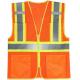 5cm Orange 18.5*16.5 Inches Safety Reflective Vest