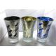 nice custom glass plated candle cup with cheap price