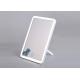 Folding Plastic Magnifying Mirror , Stepless Dimming Touch Sensor LED Vanity Mirror