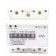 High DIN Rail Single Phase Two Wire Electronic Watt Power Energy Counter LCD 5+1 Digits Display