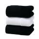 Home Hotel Traveling Spa Pure Cotton Towel with Custom Logo Printing White Black