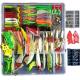 Freshwater Fishing Lure Kit Fishing Tackle Box With Different Lures And Baits