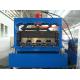 90mm Shaft Diameter Floor Deck Roll Forming Machine with Production and PLC Control
