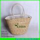 LUDA natural zipper top handmade wheat ladeis straw handbag