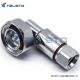 DIN Male Right Angle connector for 1/2’’ Super flexible RF cable  RF Coaxial Connector