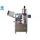 Servo Driven Semi Automatic Tube Filling And Sealing Machine For Makeup Cream