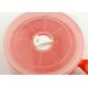 Orange Microwavable Plastic Bowls Food Saver PP Transparent Material Lid
