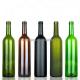 Other Beverage 750 Ml Red Wine Glass Bottle with Cork Top and Dead Leaf Yellow Color
