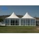 White PVC Aluminum Frame Large Party High Peak Frame Pagoda Tent For Wedding, Party, Event And So On