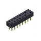 Female Header Connector 2.54mm Dual Row Dip TYPE 2*2PIN To 2*40PIN H=3.50mm
