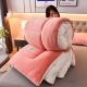 Light Pink Solid Oeko-Tex Comforter Edredon Twin Bedding Set Suitable for All Seasons