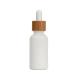 Glass Empty Dropper Bottle With Bamboo Wood Top 30ml Essential Oil Bottle