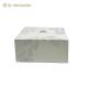 Custom Wig Hair Magnetic Closure Gift Boxes Matt White Large Cardboard Box With Flap Lid