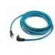 Industrial Grade Ethernet Cable Cat 5e , Rj45 To M12 Ethernet Cable 8P Male