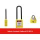76mm Long Nylon Plastic Lock Body  Corrosion Resistance Safety Lockout Padlocks