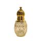 8ml Electroplating Carved Glass Roll On Bottles For Essential Oils Perfume Packing Golden Crown Cover
