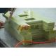 Yellow GPO3 Fiberglass Sheeting Panels EN45545 Certified Low Water Absorption