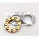 Certificated F3-6M , F4-10 Miniature Thrust Ball Bearings Steel Cage / Brass Cage