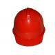 Head Protection Builders Safety Helmets Red Color Unique Appearance Design