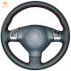 Black Leather Steering Wheel Cover for Suzuki Swift SX4 Alto