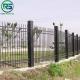 Pre Assembled Classic Spear Top Contemporary Aluminum Fence Black Customized Size