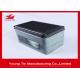 Rectangle Metal Coffee Tins Container Box With CMYK Printing 125 x 82 x 82 MM