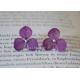 Forever Love Hand-Made Craft Real Flowers Dry Hydrangea Cheap Silver Stud Earrings For Women