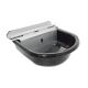 Adjustable Cow Water Bowl Enameled Smooth Surface Easy Cleaning