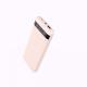 White Built In Cable Power Bank 10000mah With PD22.5W Output