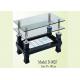 30KGS Stainless Steel Glass Coffee Table For Living Room
