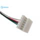 White MTA-100 3-640441-6 2.54mm Pitch 90 Degree Trip Idc Connector 6pin Wire Harness