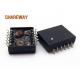 Shareway High Voltage LAN Transformer With Magnetic SMD 12 PIN Cross Part 7490140122B