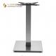 ODM Stainless Steel Metal Pedestal Table Base For Coffee Bar Restaurant