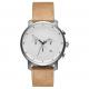 Most minimalist silver brushed case 5 atm water resistant stainless steel watch