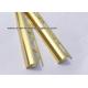 YC12 Shiny Gold Aluminum Tile Edge Trim / Corner Brace For Decoration Or Construction
