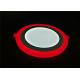 Ceiling 16W Double Color Led Panel Spotlight Round Red + White Embedded Type