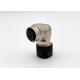 One Touch Locking CM10 Circular Connector 2 Pin 10 Pin Right Angle Crimp Wire Plug