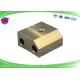 20EC090A401 Block Pusher Energizing 23.5*22*12MM Brass Material Makino EDM Parts