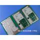 Hybrid RF Circuit Board 5-layer High Frequency PCB Built On 10mil RO4350B and FR-4