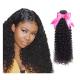 Healthy Remy Indian Hair Extensions / 22 Inch Hair Bundles With Closure Kinky Curl